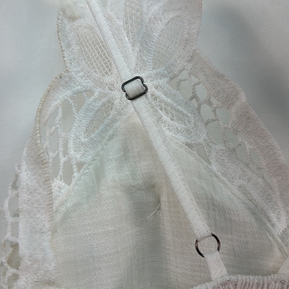 Milk&Honey White Lace Summer Cami Top Looks like Free People Adella Top Size XS - Picture 6 of 9